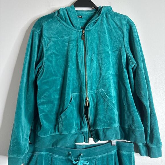 Vintage womens velour tracksuit - Picture 3 of 8